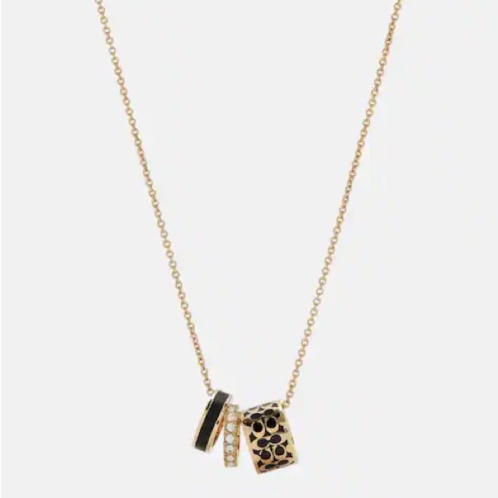 Coach Enamel Necklace